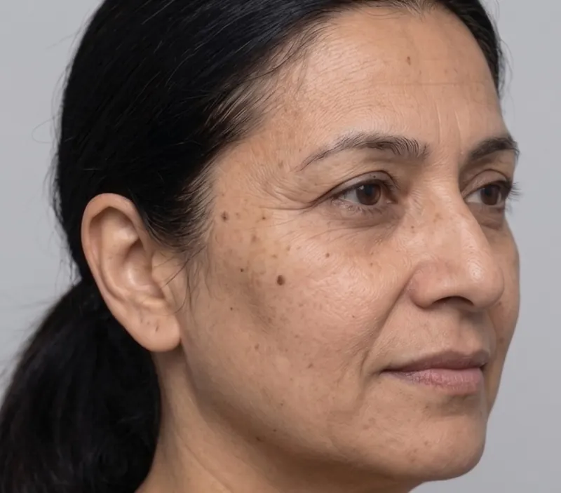 Before — OxyGeneo Anti-Aging formula — texture refinement